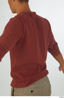 Nathaniel casual dressed red sweater upper body 0004.jpg